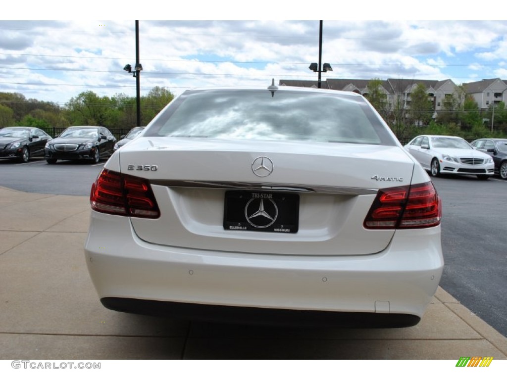 2014 E 350 4Matic Sedan - Diamond White Metallic / Silk Beige/Espresso Brown photo #3