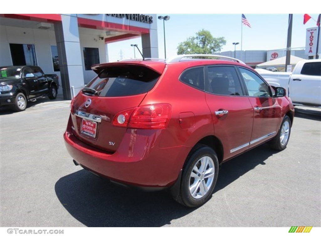 2013 Rogue S - Cayenne Red / Black photo #7