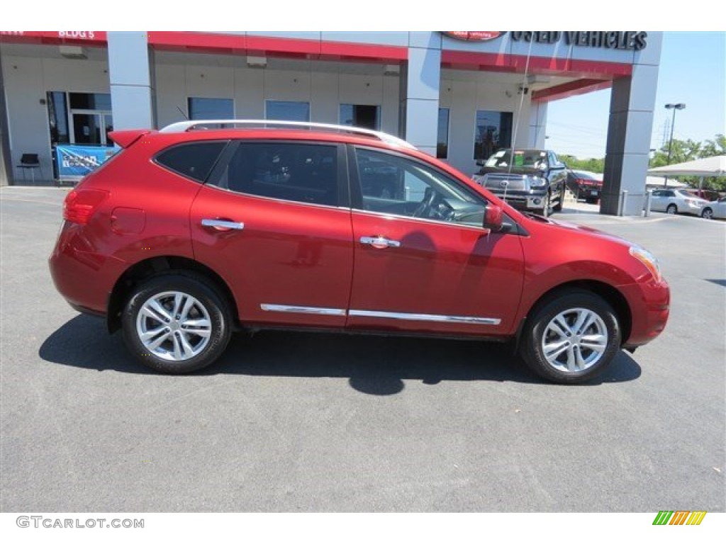 2013 Rogue S - Cayenne Red / Black photo #8