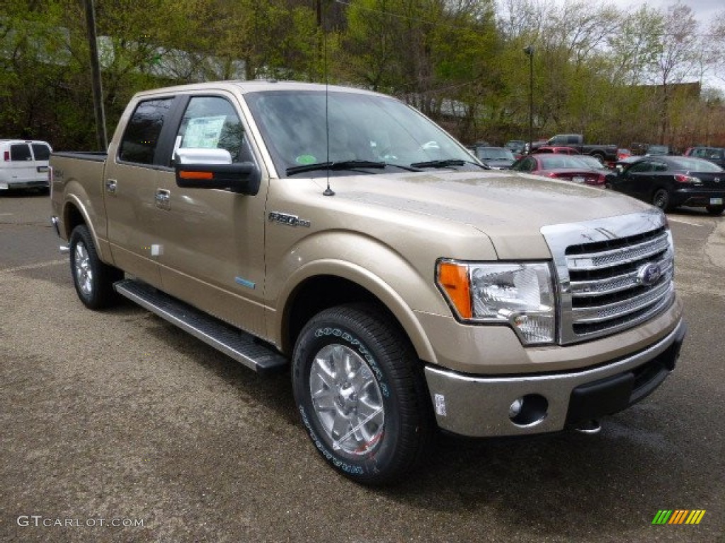 2014 F150 XLT SuperCrew 4x4 - Pale Adobe / Pale Adobe photo #2