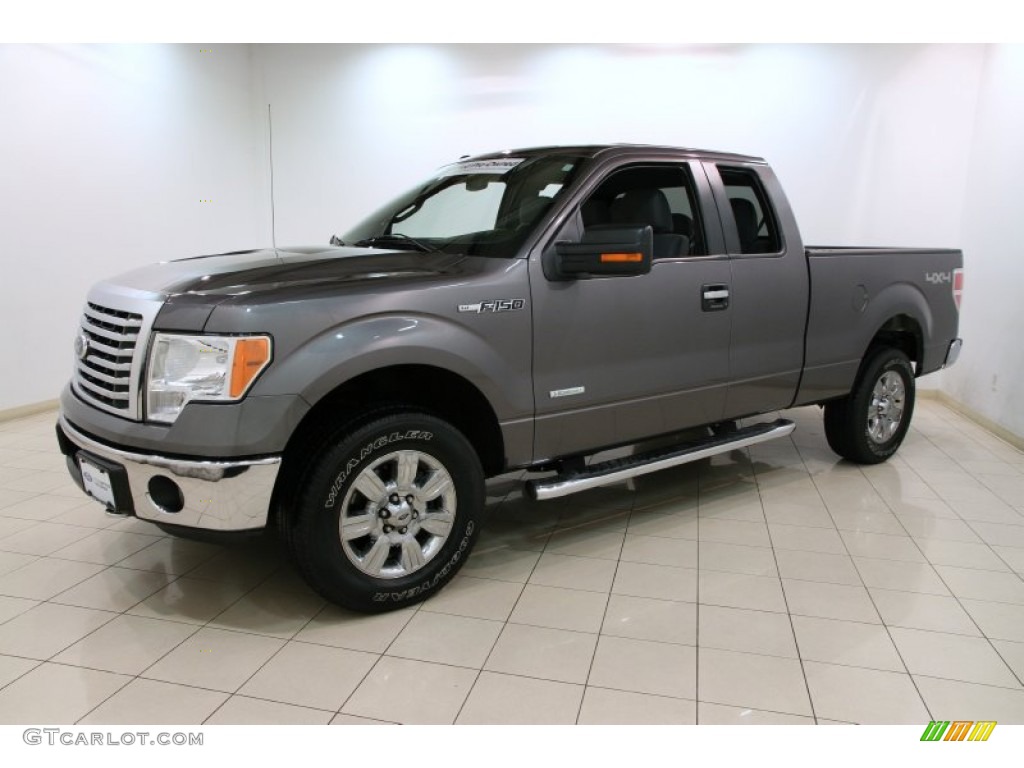 Sterling Grey Metallic 2011 Ford F150 XLT SuperCab 4x4 Exterior Photo #92977238