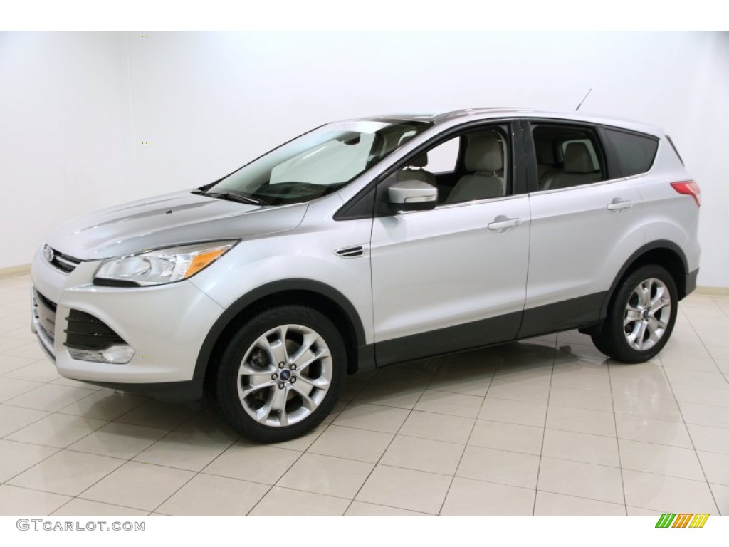 2013 Escape SEL 2.0L EcoBoost - Ingot Silver Metallic / Medium Light Stone photo #3