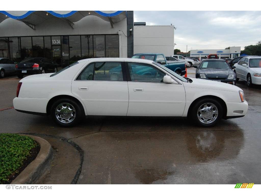 2002 DeVille Sedan - White Diamond Pearl / Oatmeal photo #8