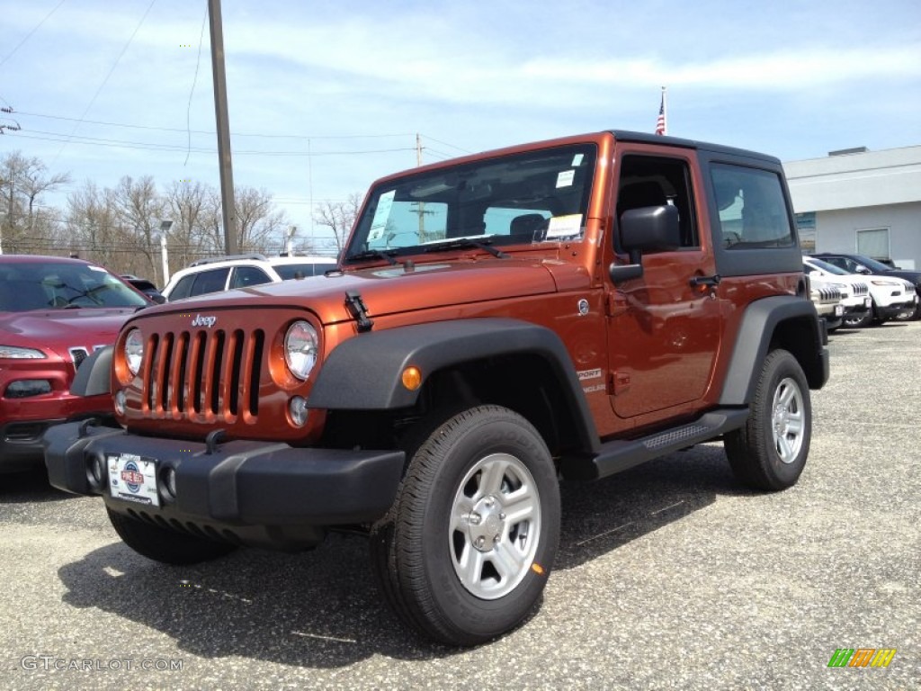 2014 Wrangler Sport 4x4 - Copperhead / Black photo #1