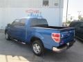 2014 Blue Flame Ford F150 XLT SuperCrew  photo #5