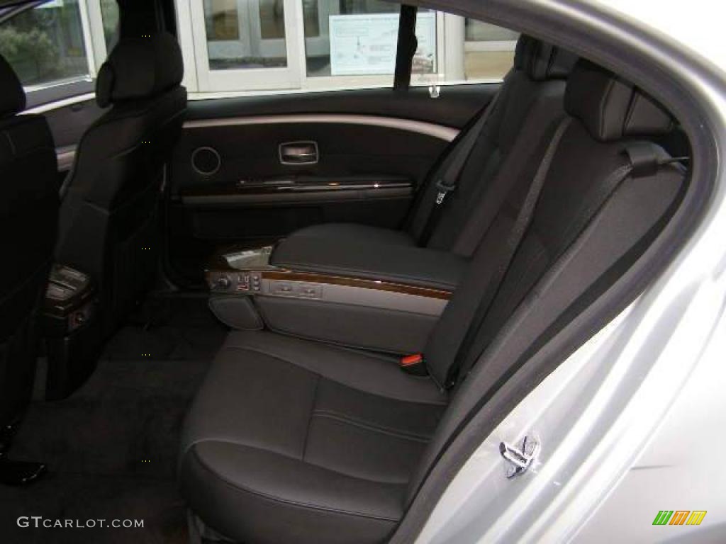 2008 7 Series 750Li Sedan - Titanium Silver Metallic / Black photo #60