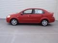 Victory Red - Aveo LS Sedan Photo No. 6