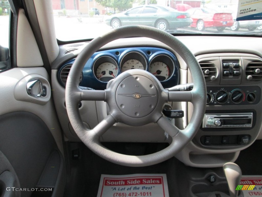 2001 PT Cruiser Limited - Patriot Blue Pearl / Taupe/Pearl Beige photo #7