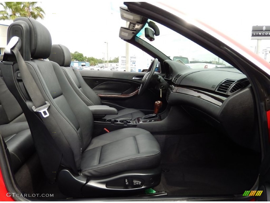 2002 3 Series 325i Convertible - Electric Red / Black photo #19