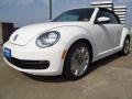 2014 Pure White Volkswagen Beetle 2.5L Convertible  photo #3