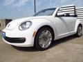 2014 Pure White Volkswagen Beetle 2.5L Convertible  photo #8