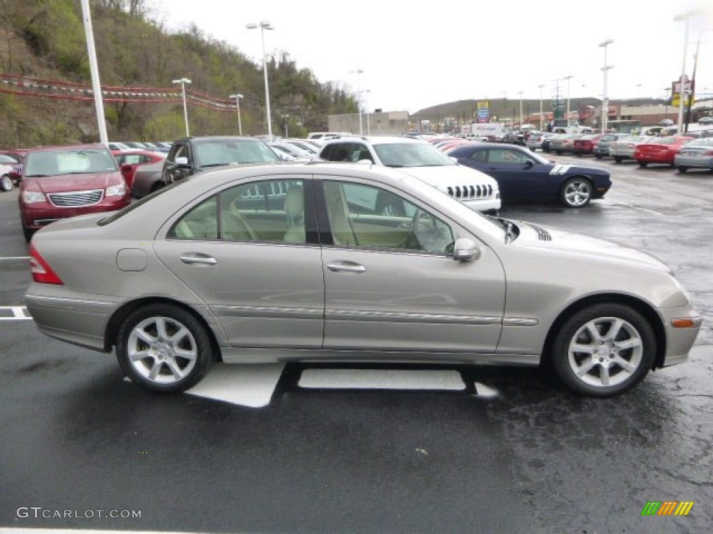 2007 C 280 4Matic Luxury - Pewter Metallic / Stone photo #6