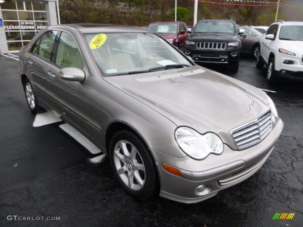 Pewter Metallic 2007 Mercedes-Benz C 280 4Matic Luxury Exterior Photo #92982863