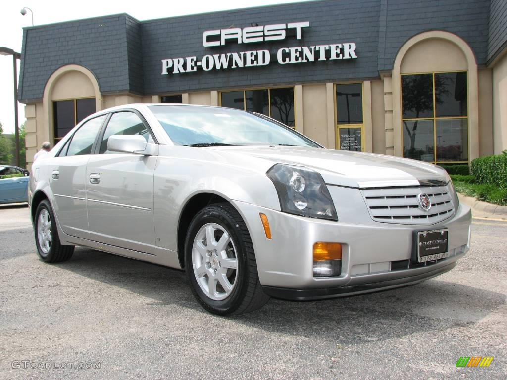 2007 CTS Sedan - Light Platinum / Light Gray photo #1