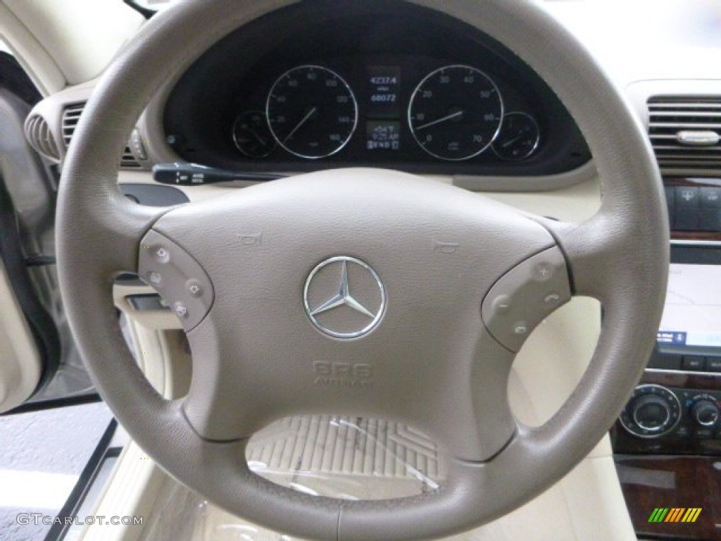 2007 C 280 4Matic Luxury - Pewter Metallic / Stone photo #16