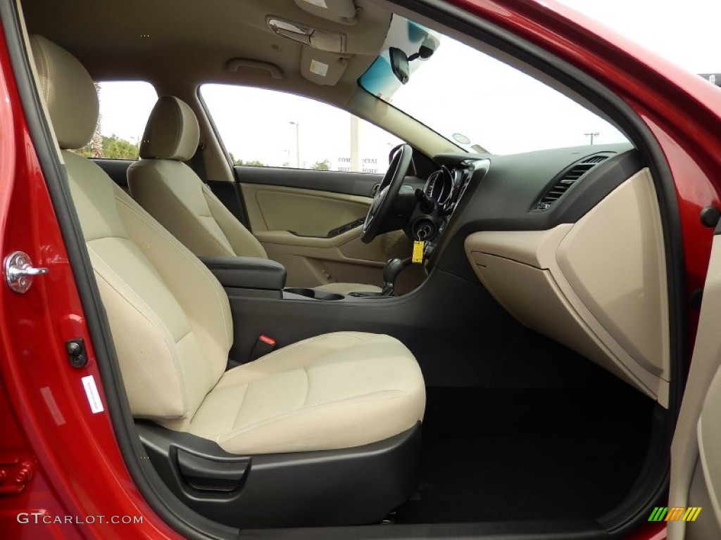 2013 Optima LX - Remington Red / Beige photo #18