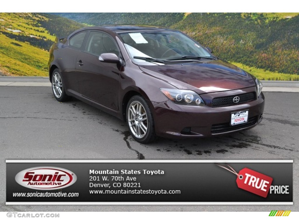 2008 tC  - Sizzling Crimson Red Mica / Dark Charcoal Gray photo #1