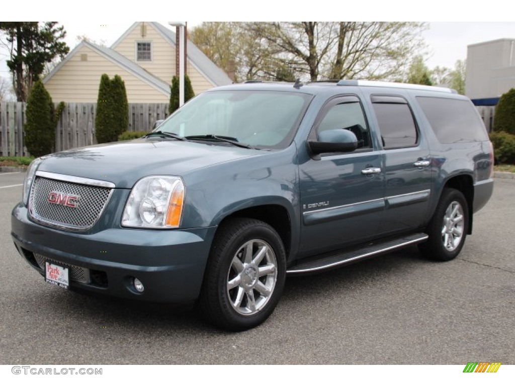 2008 Yukon XL Denali AWD - Stealth Gray Metallic / Ebony photo #7