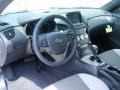 2014 Hyundai Genesis Coupe Premium Gray Leather/Gray Cloth Interior Prime Interior Photo