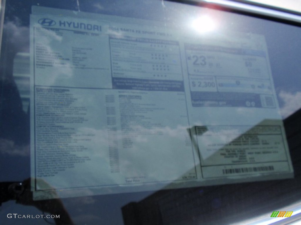 2014 Santa Fe Sport FWD - Mineral Gray / Gray photo #36