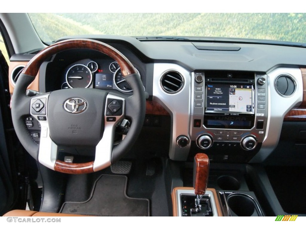 2014 Tundra 1794 Edition Crewmax 4x4 - Attitude Black Metallic / 1794 Edition Premium Brown photo #7