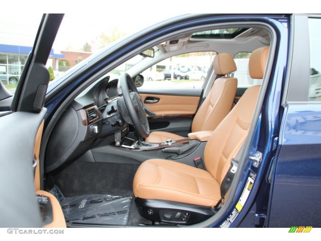 2011 3 Series 328i xDrive Sedan - Deep Sea Blue Metallic / Saddle Brown Dakota Leather photo #11