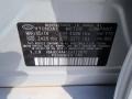 Y7S: Starlight Silver Metallic 2014 Hyundai Sonata Hybrid Limited Color Code