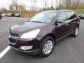 2010 Dark Cherry Metallic Chevrolet Traverse LT AWD  photo #3