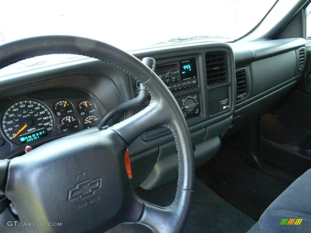 2000 Silverado 1500 LS Extended Cab - Light Pewter Metallic / Medium Gray photo #13