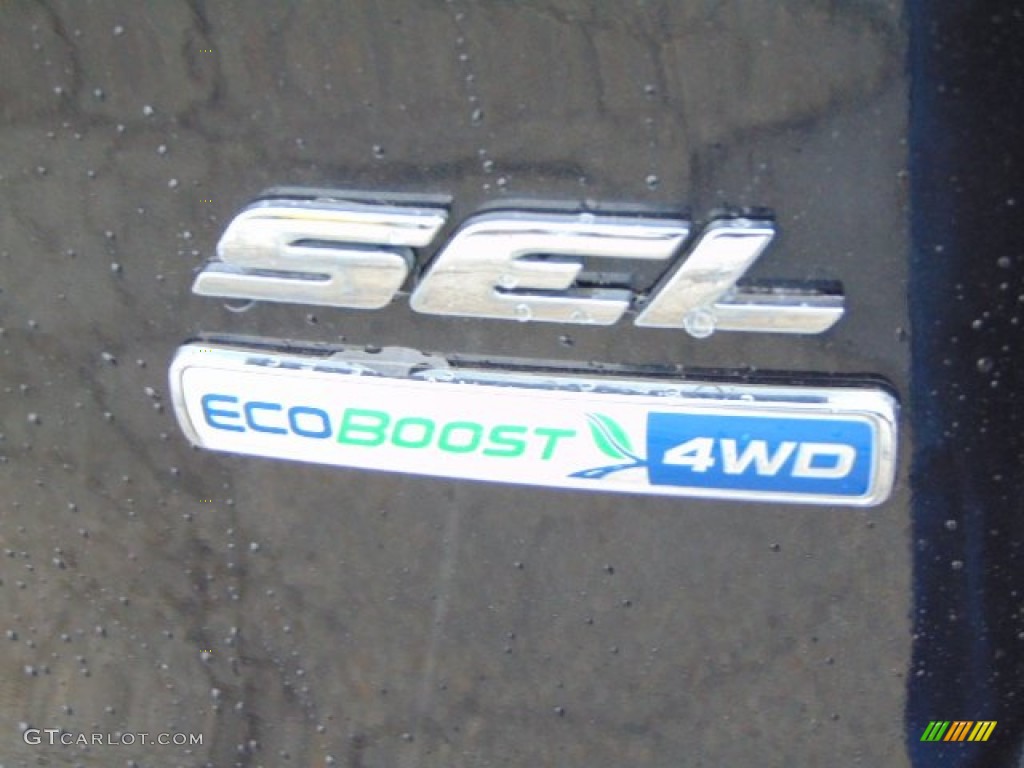 2013 Escape SEL 1.6L EcoBoost 4WD - Tuxedo Black Metallic / Charcoal Black photo #6