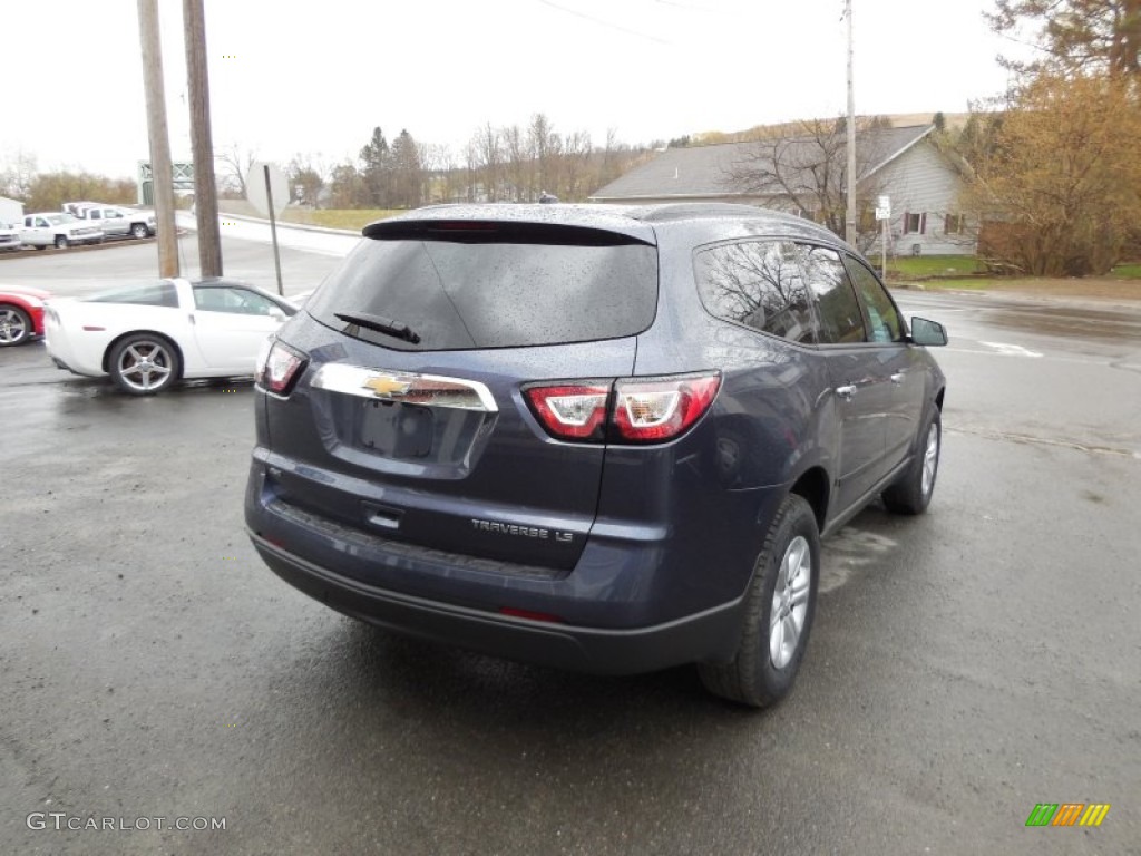 2014 Traverse LS AWD - Atlantis Blue Metallic / Dark Titanium/Light Titanium photo #10