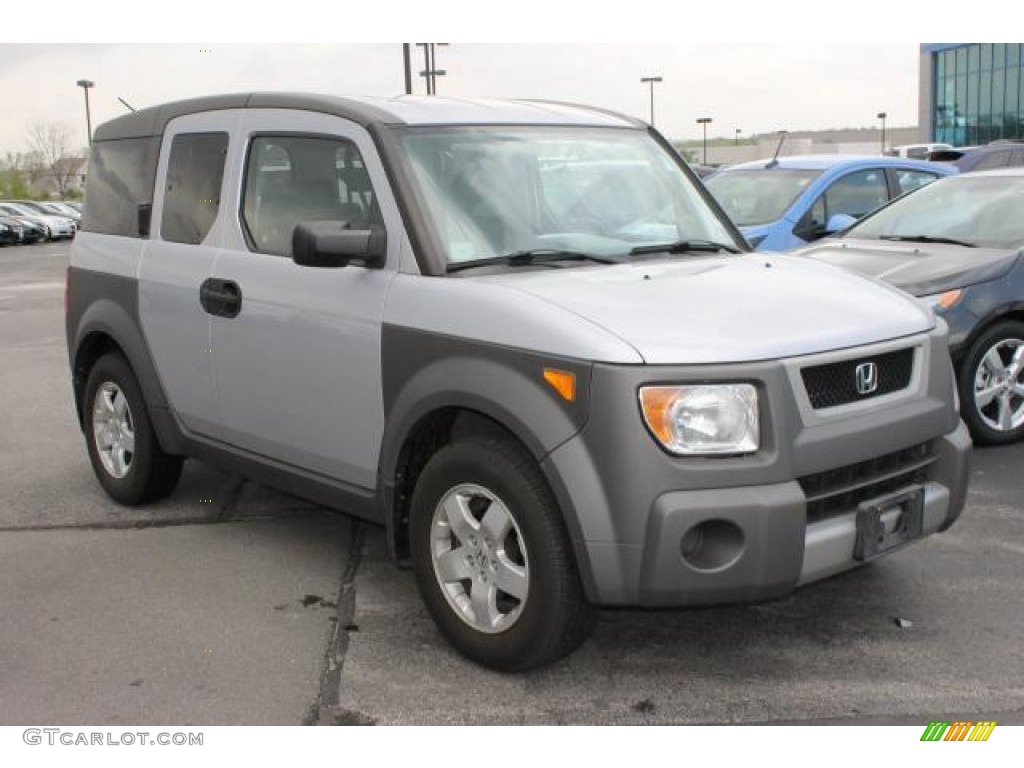 Satin Silver Metallic 2004 Honda Element EX AWD Exterior Photo #92990126