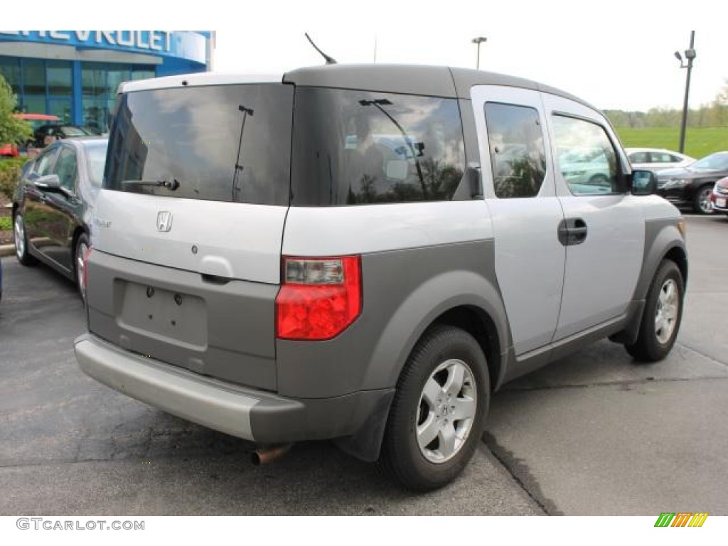 2004 Element EX AWD - Satin Silver Metallic / Gray photo #3