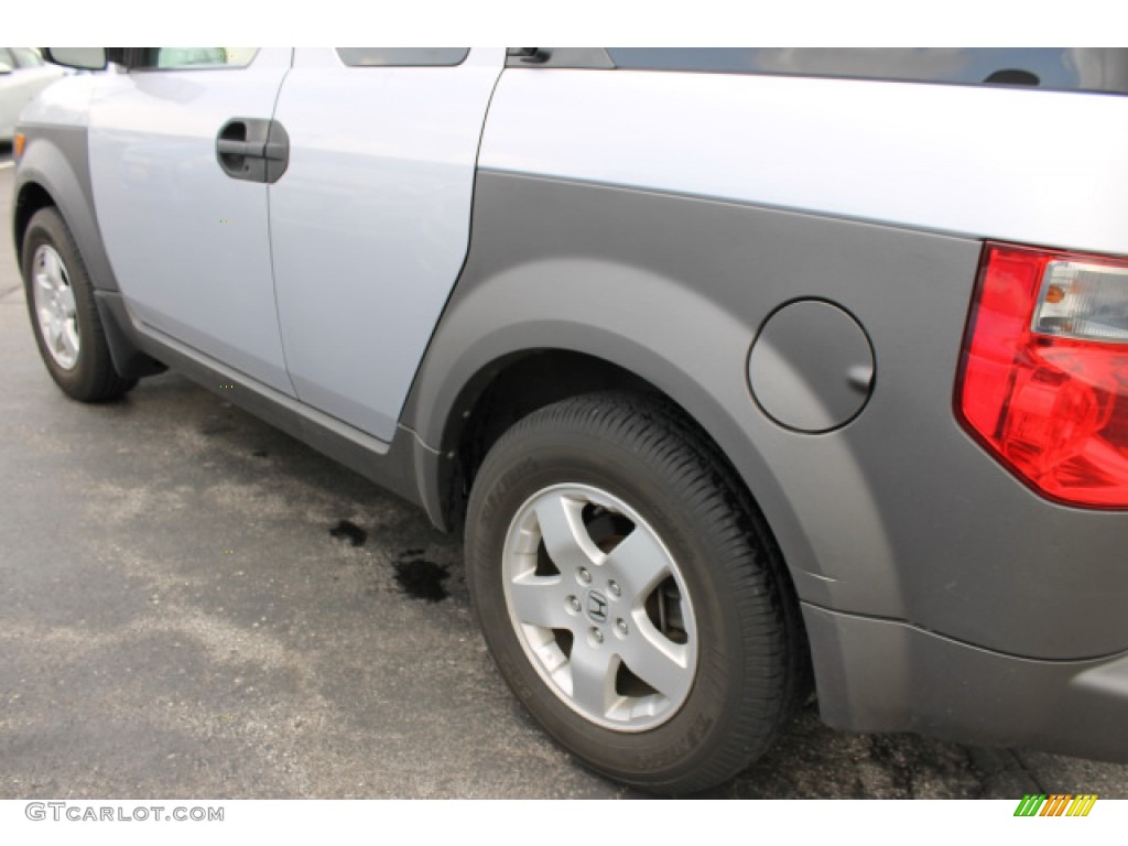 2004 Element EX AWD - Satin Silver Metallic / Gray photo #4