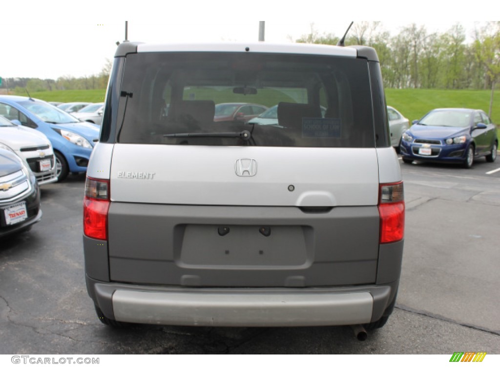 2004 Element EX AWD - Satin Silver Metallic / Gray photo #6