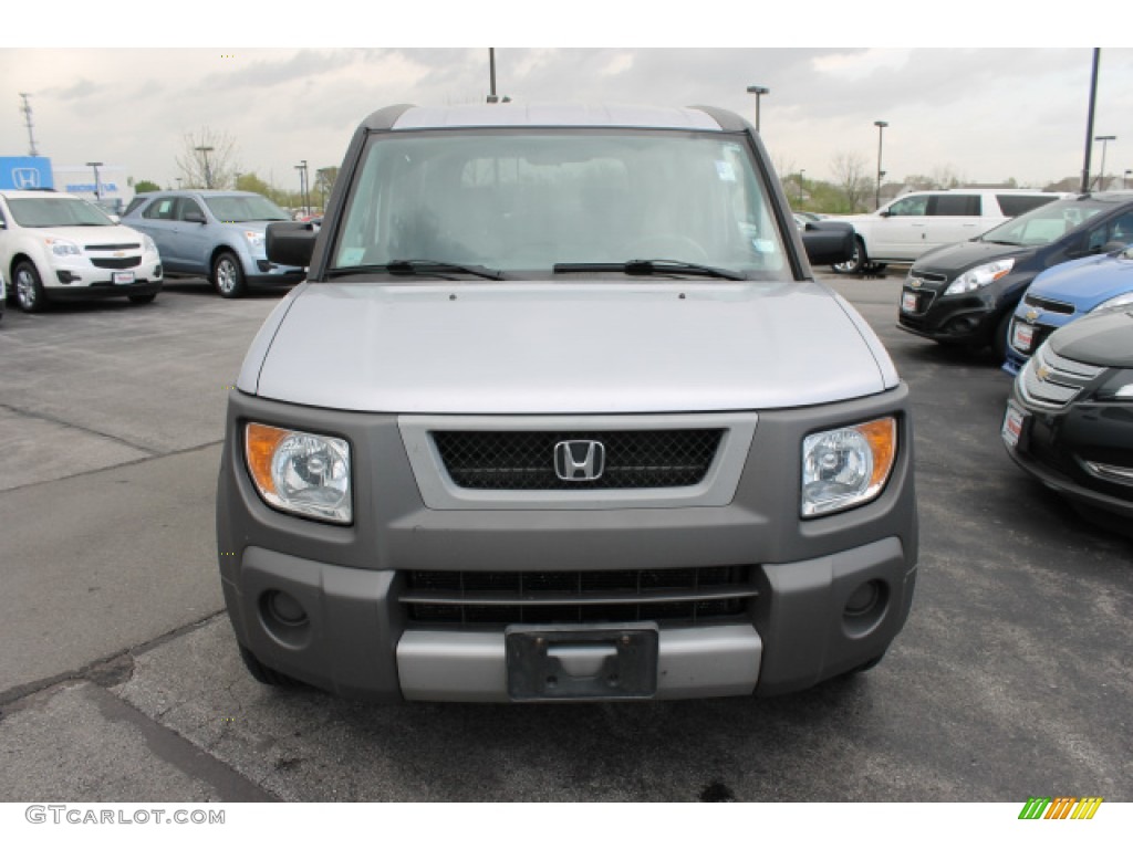 2004 Element EX AWD - Satin Silver Metallic / Gray photo #7