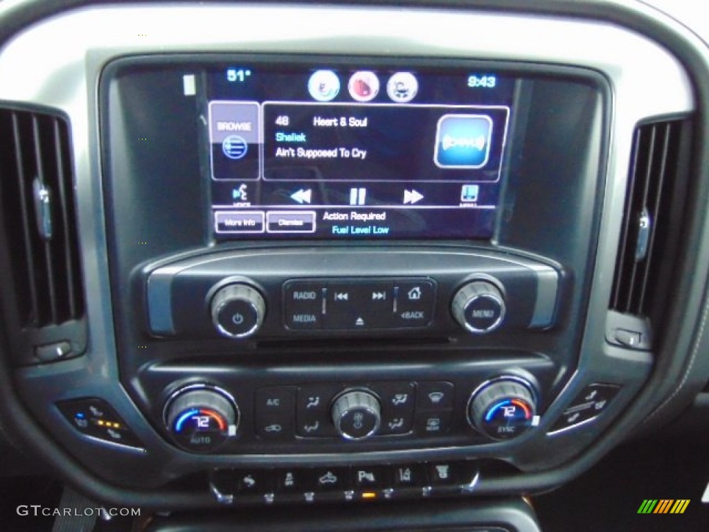 2015 Chevrolet Silverado 3500HD LTZ Crew Cab Dual Rear Wheel 4x4 Controls Photo #92990639