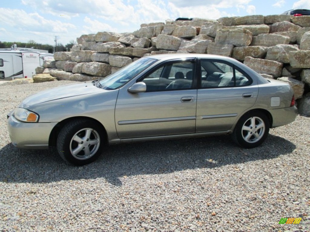 2001 Sentra XE - Radium Silver / Sand photo #3