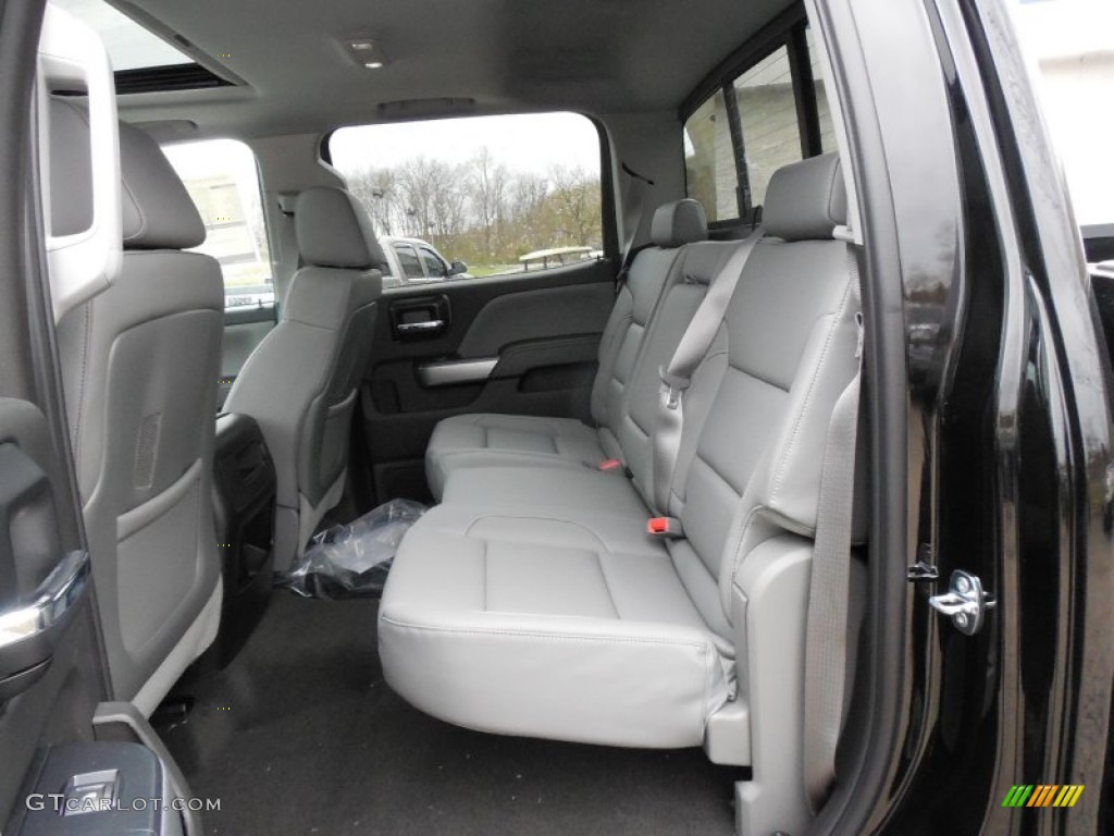 2015 Chevrolet Silverado 2500HD LTZ Crew Cab 4x4 Rear Seat Photo #92991567