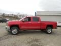 2015 Victory Red Chevrolet Silverado 2500HD LTZ Crew Cab 4x4  photo #2