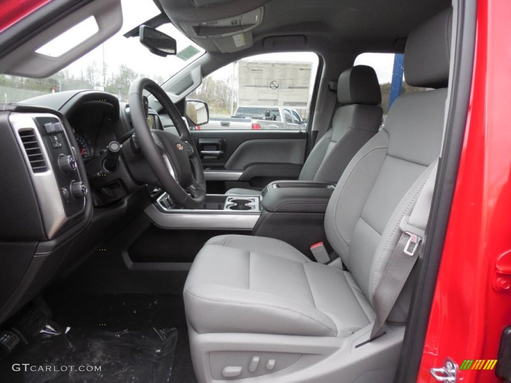 Jet Black Dark Ash Interior 2015 Chevrolet Silverado 2500hd