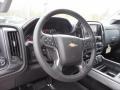 Jet Black/Dark Ash 2015 Chevrolet Silverado 2500HD LTZ Crew Cab 4x4 Steering Wheel