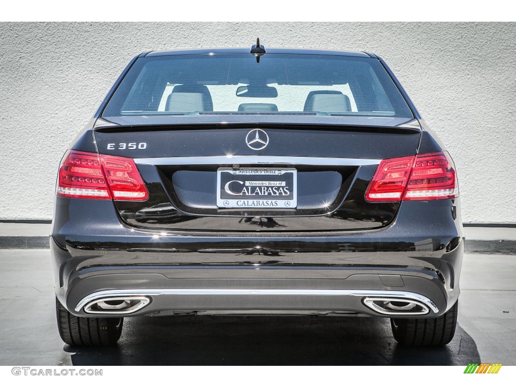 2014 E 350 Sport Sedan - Black / Black photo #3