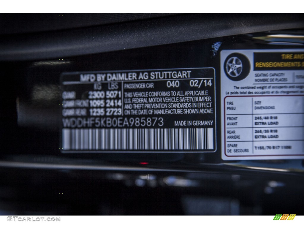 2014 E 350 Sport Sedan - Black / Black photo #7