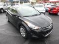 2012 Black Noir Pearl Hyundai Elantra GLS  photo #2