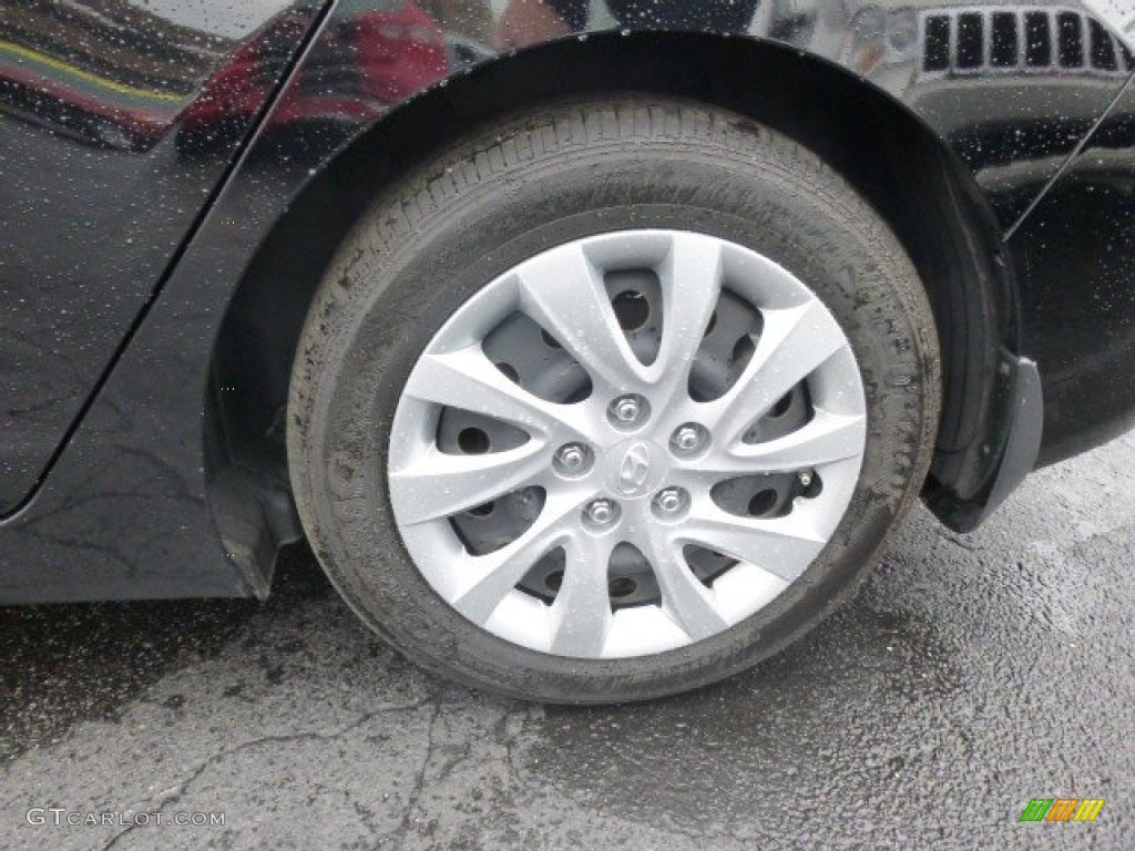 2012 Elantra GLS - Black Noir Pearl / Beige photo #9