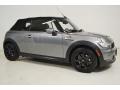 2010 Dark Silver Metallic Mini Cooper S Convertible  photo #2