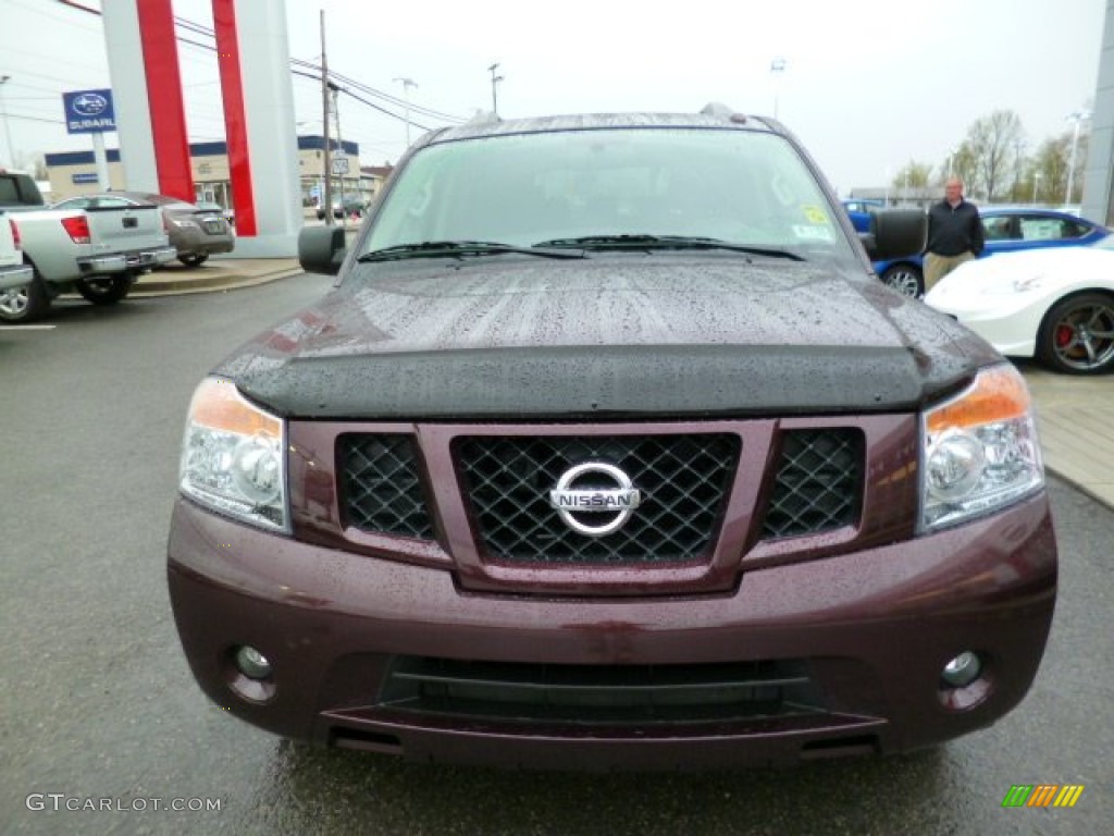 2013 Armada SV 4WD - Midnight Garnet / Charcoal photo #2