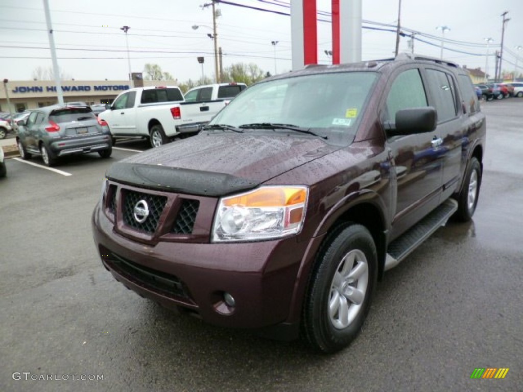2013 Armada SV 4WD - Midnight Garnet / Charcoal photo #3