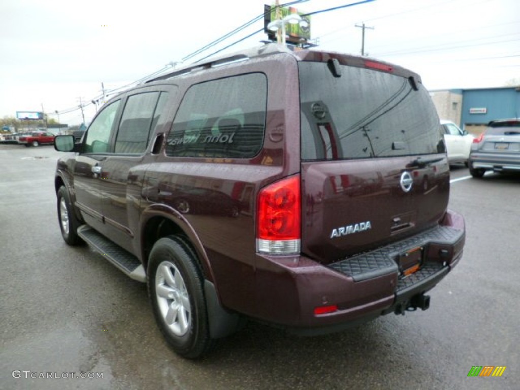 2013 Armada SV 4WD - Midnight Garnet / Charcoal photo #9